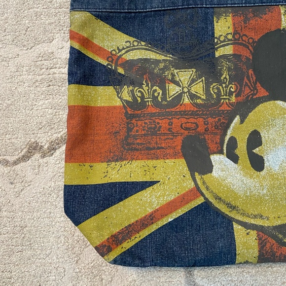 Disney Mickey Mouse Union Jack Large Tote Bag - Picture 4 of 10